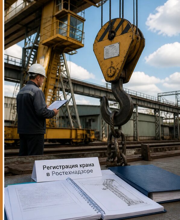Регистрация крана в Ростехнадзоре в Бердске от 15618 р. | Авеста ОТиПБ